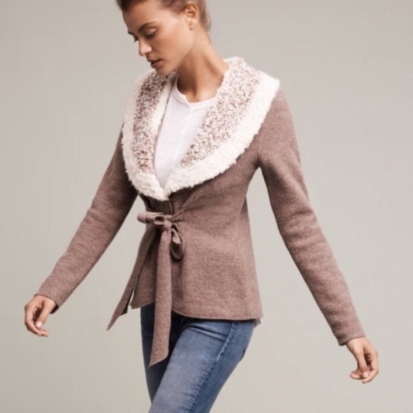 Anthropologie Sweaters - Anthropologie Rosie Neira Belted Wool Cardigan